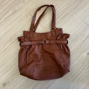 SOLD Genuine leather tote bag - excellent condition!